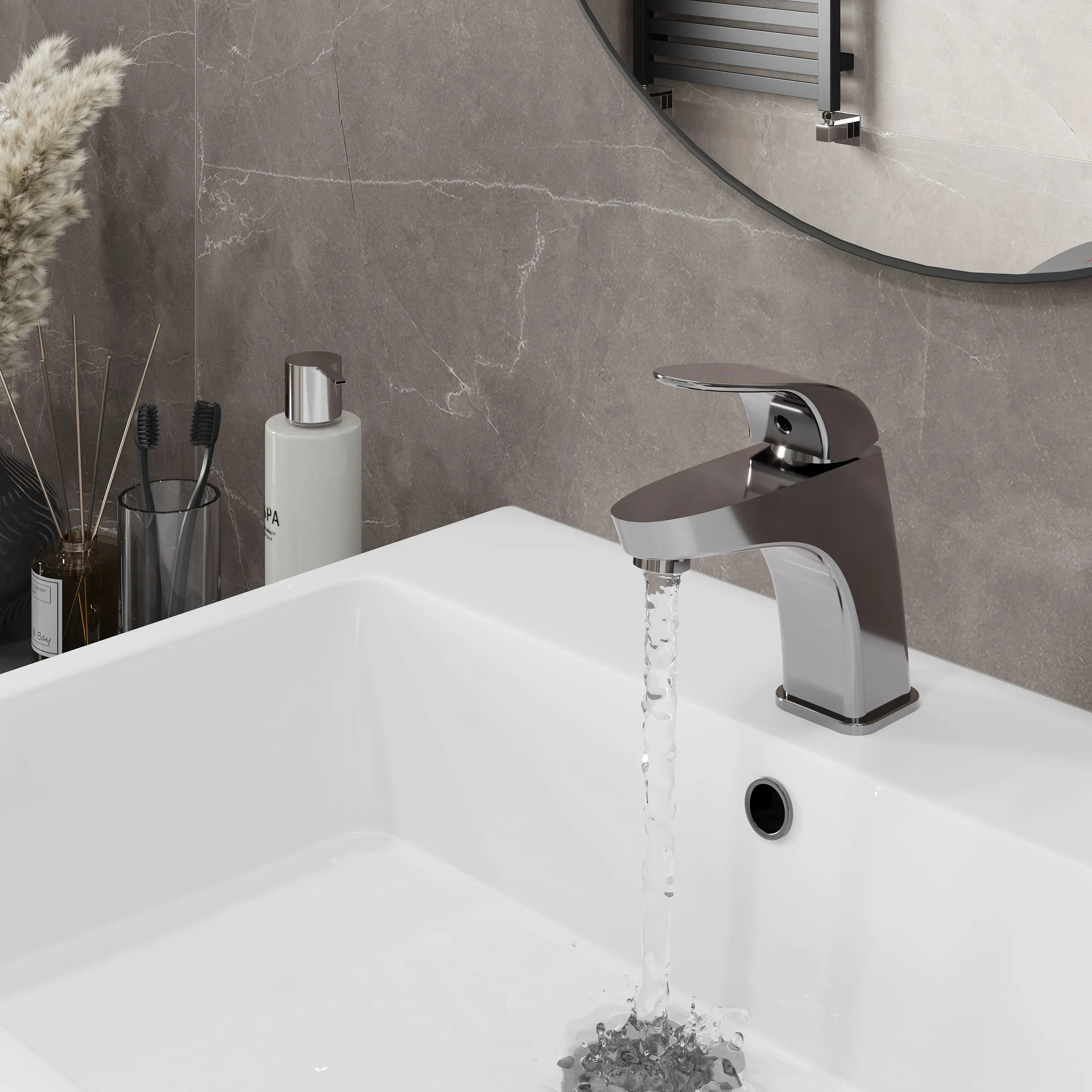 Изображение товара Смеситель для раковины Laparet N2017102LPT однорычажный цвет хром