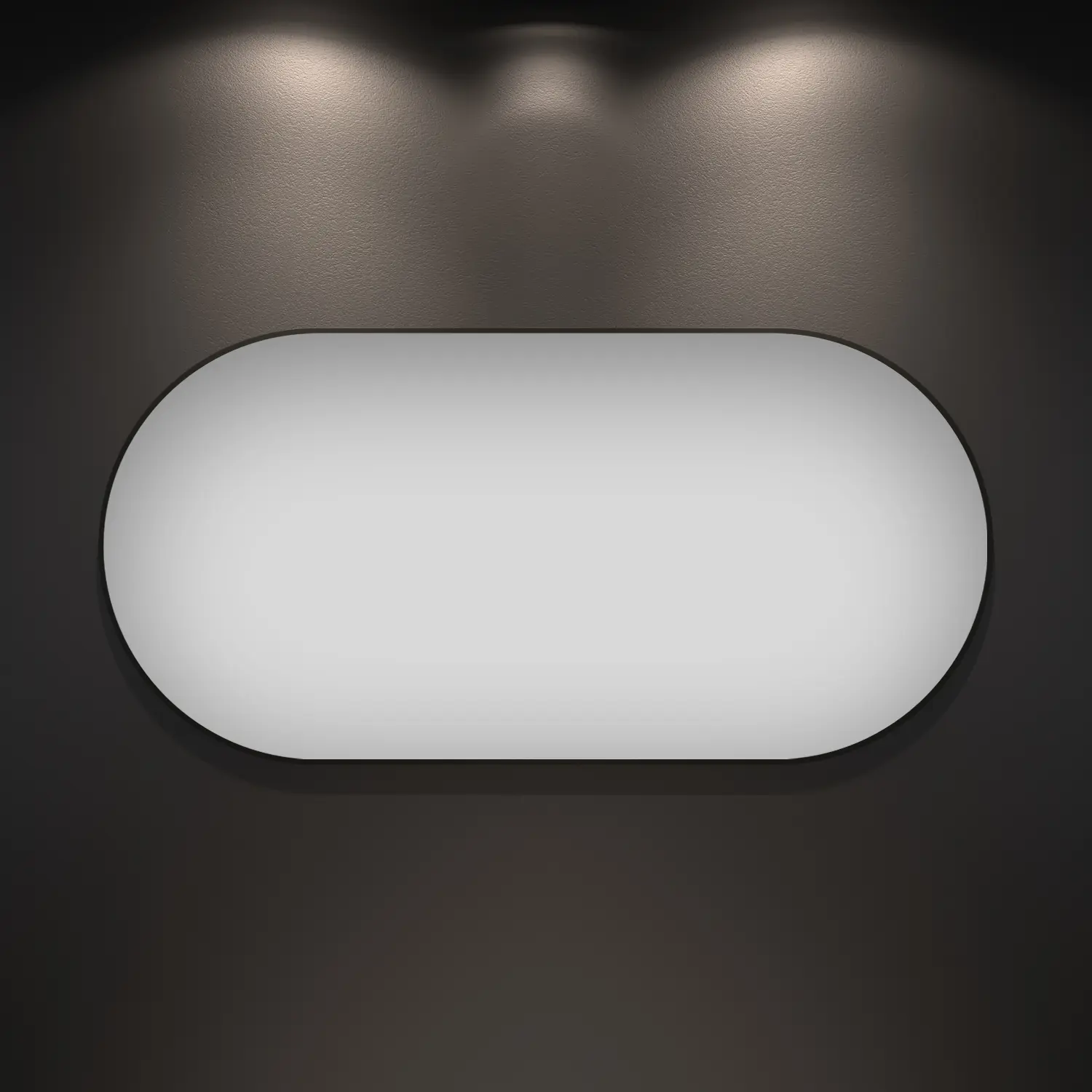 Изображение товара Зеркало в ванную Wellsee 7 Rays' Spectrum 172201840 настенное овальное 100x50 см