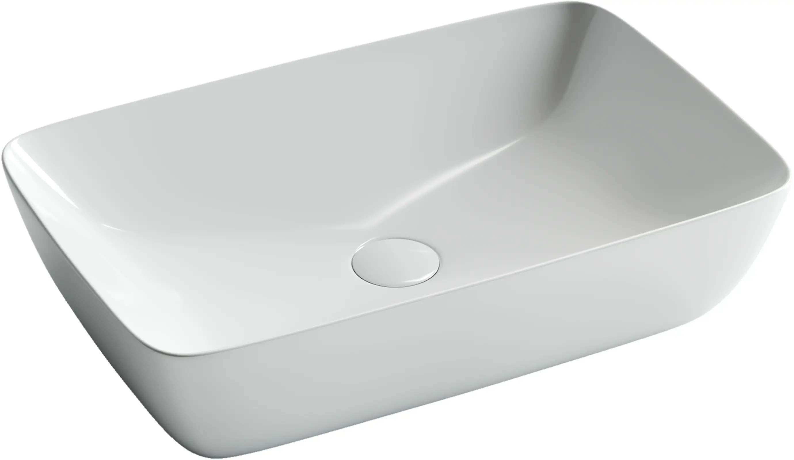 Изображение товара Раковина накладная Ceramicanova form CN2003 58см цвет белый