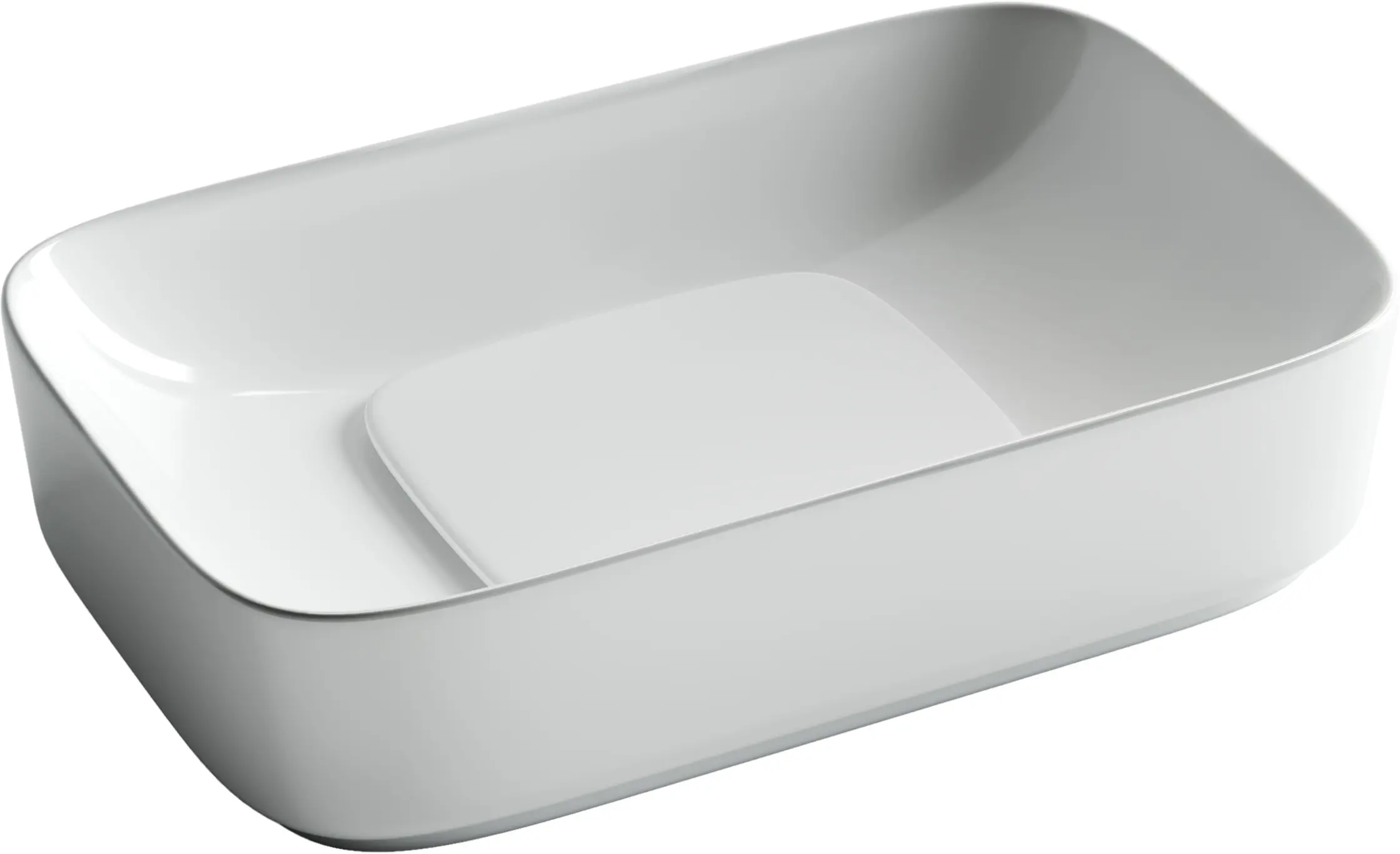 Изображение товара Раковина накладная Ceramicanova element CN5021 60см цвет белый