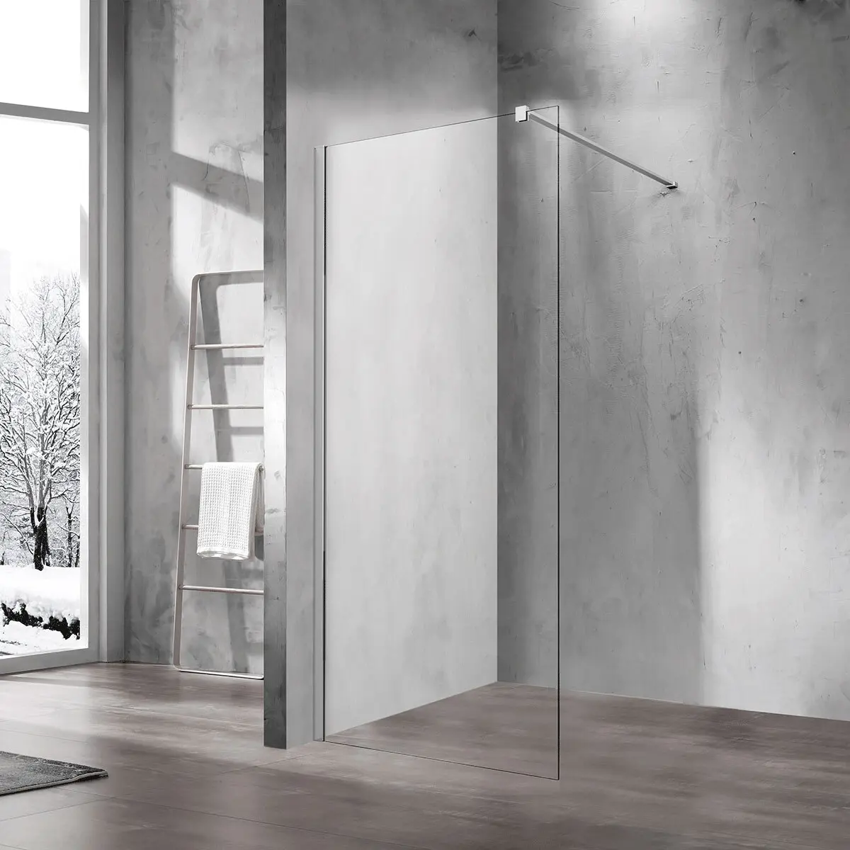 Изображение товара Душевая перегородка Vincea VSW-1H900CL 90x200см хромированный профиль