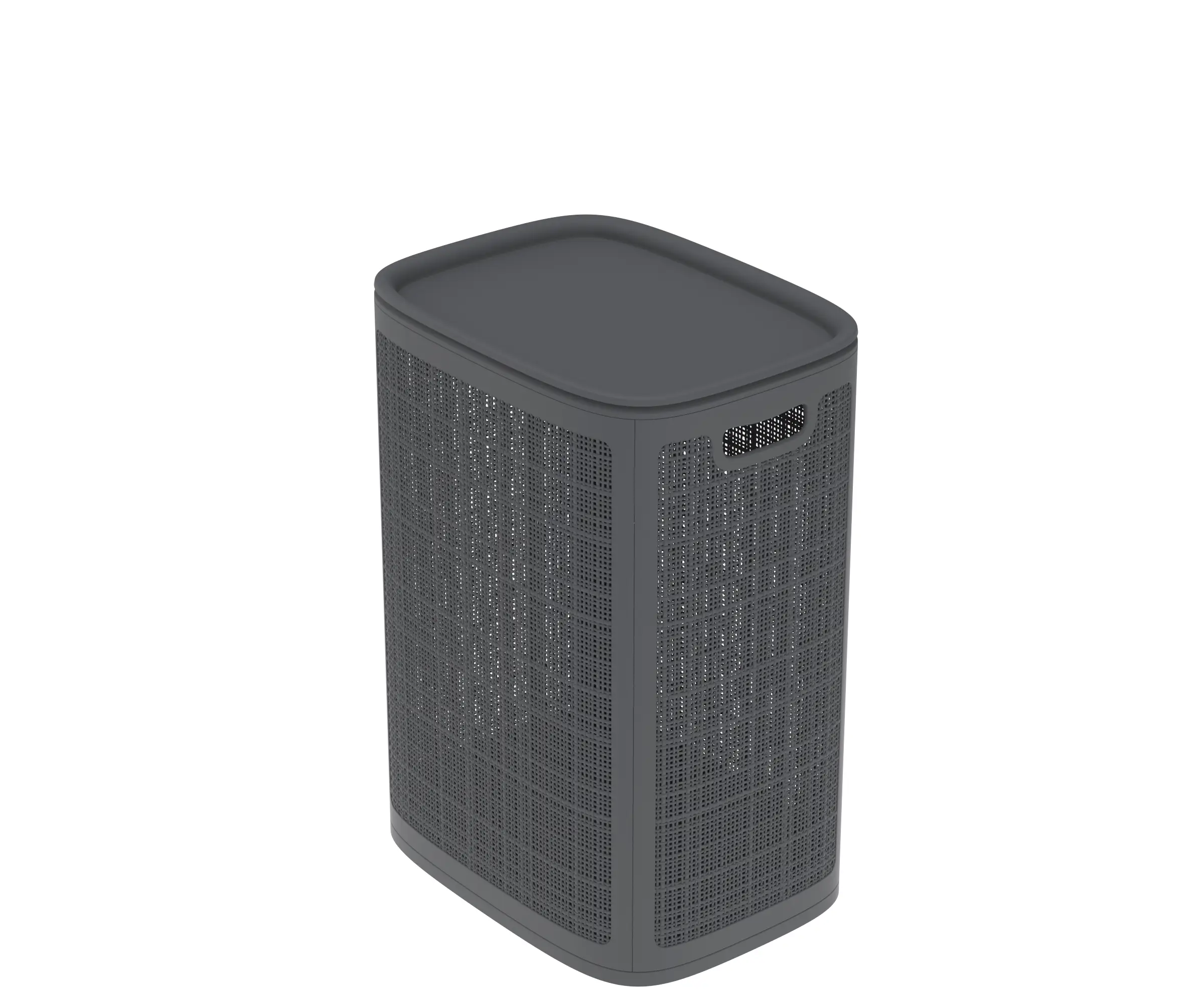 Изображение товара Корзина для белья АЛЬТ-ПЛАСТ АП 372 цвет графит