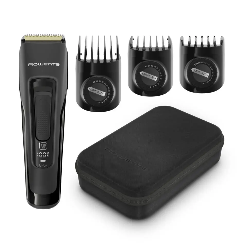 Изображение товара Машинка для стрижки волос Rowenta Advancer TN5243F4 120 минут автономной работы лезвия из нержавеющей стали чехол для хранения