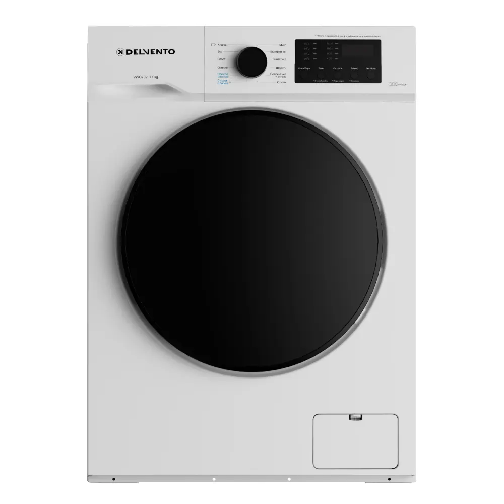 Изображение товара Стиральная машина Delvento Vw 59.5x85x48 см 7 кг цвет белый
