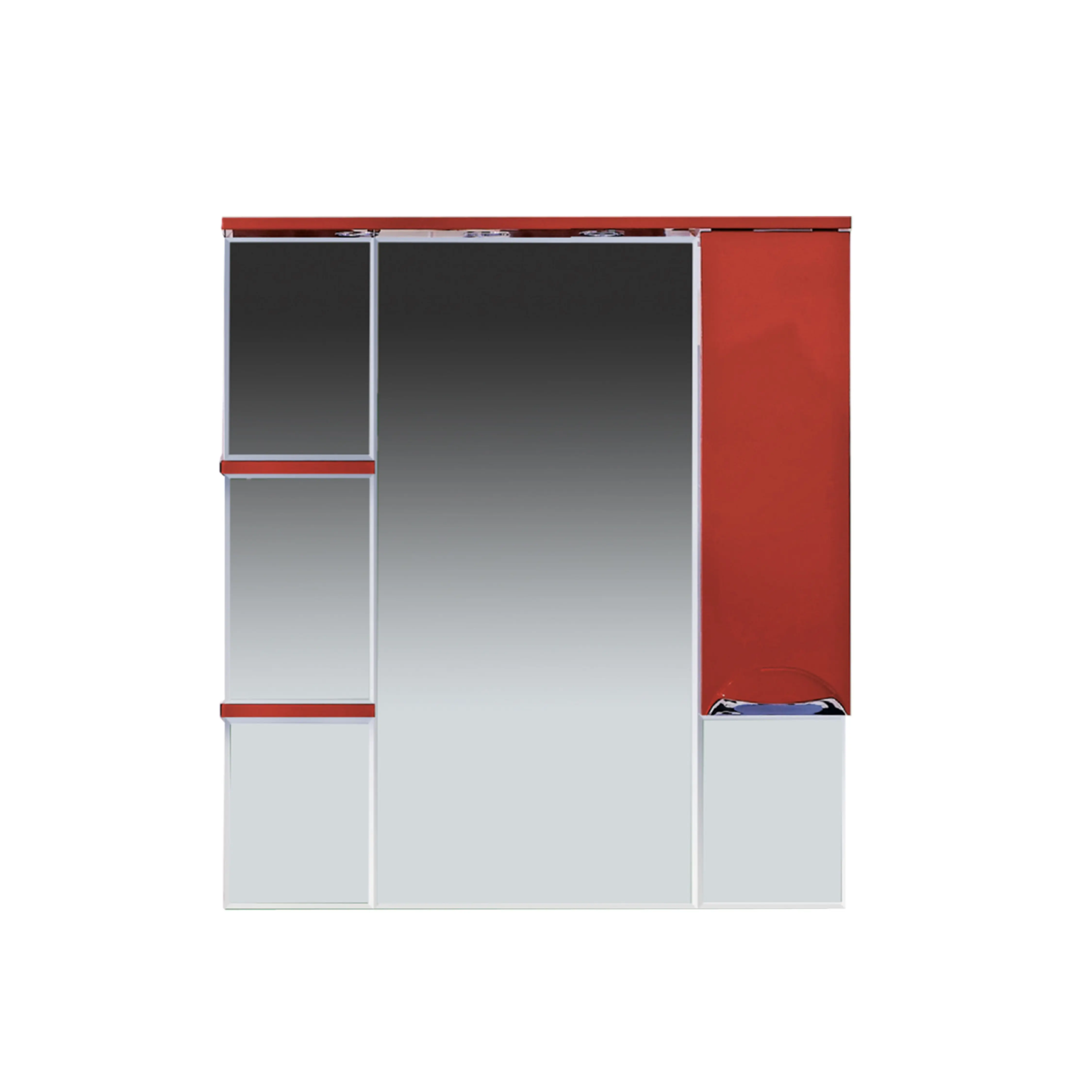 Изображение товара Зеркальный шкаф для ванной Misty Кристи П-Кри02090-101СвП 90x100см бордовый