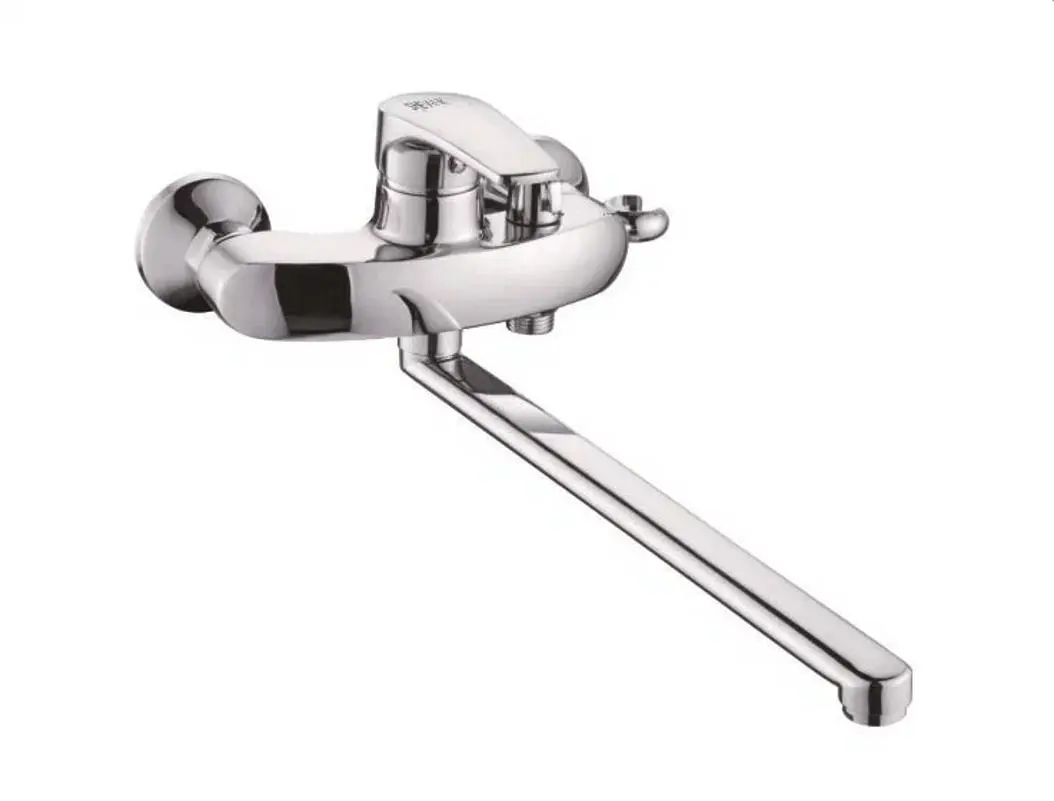 Изображение товара Смеситель для ванны Shevanik S5072 однорычажный с душевой лейкой цвет хром