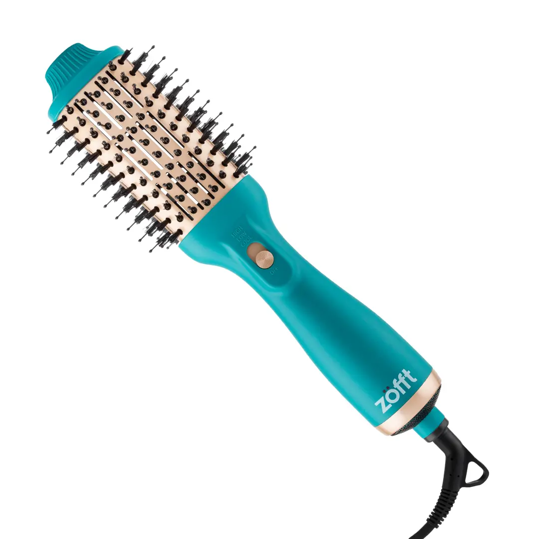 Изображение товара Фен-щетка Zofft 3 в 1 Iren зелено-золотой