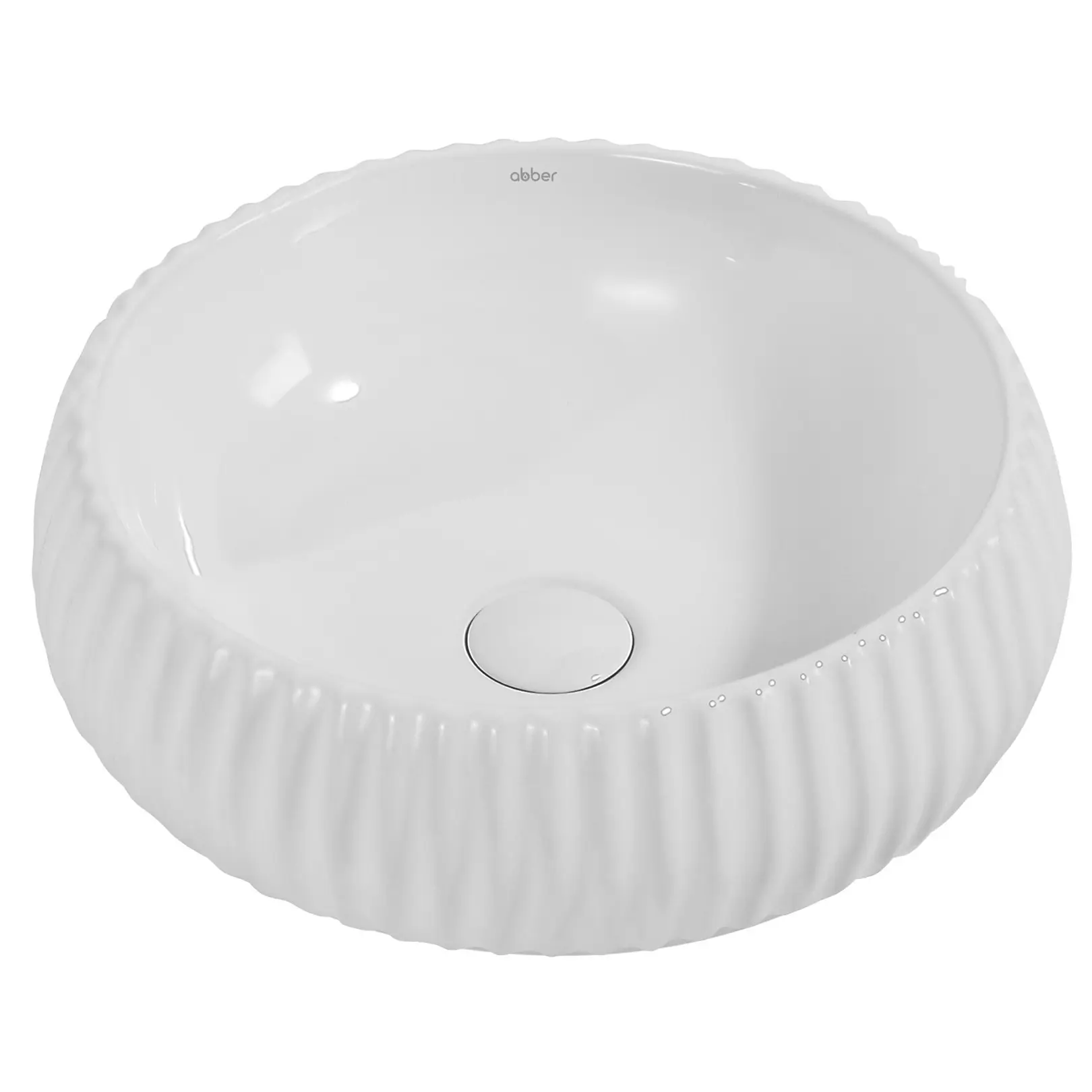 Изображение товара Раковина накладная Abber bequem AC2115 40.5см цвет белый