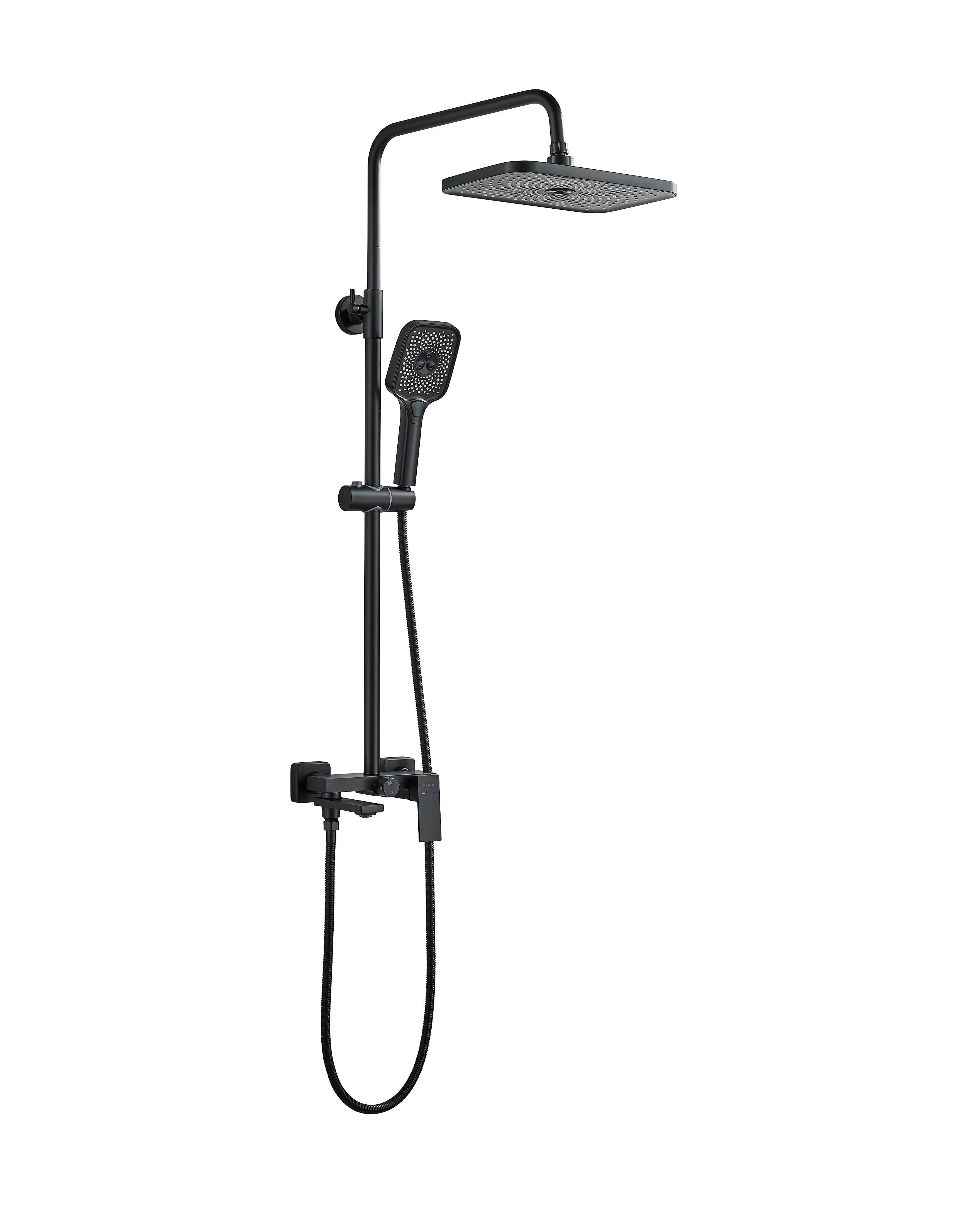 Изображение товара Душевая система Shevanik S9636H цвет черный