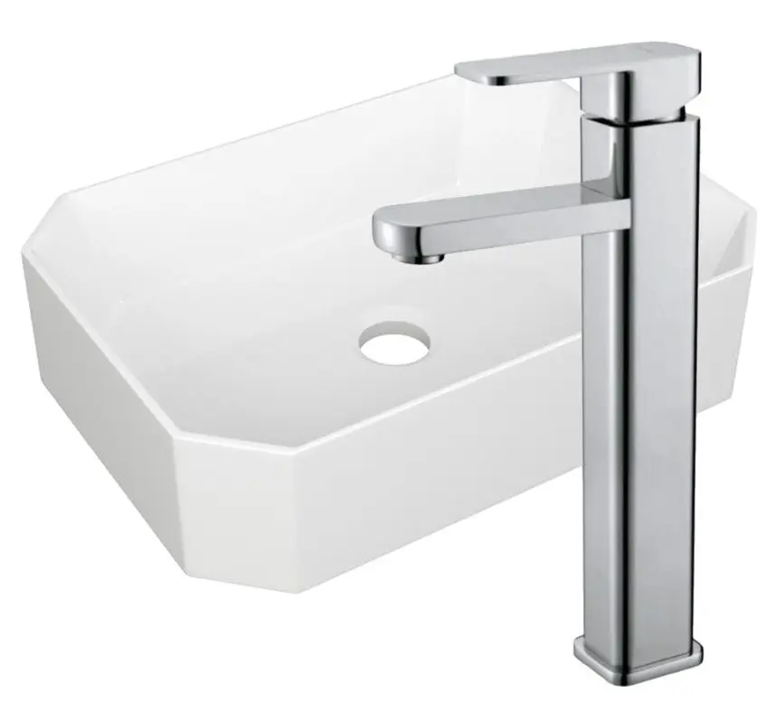 Изображение товара Раковина накладная Bauedge ybd2431 YBD2431 51см цвет белый