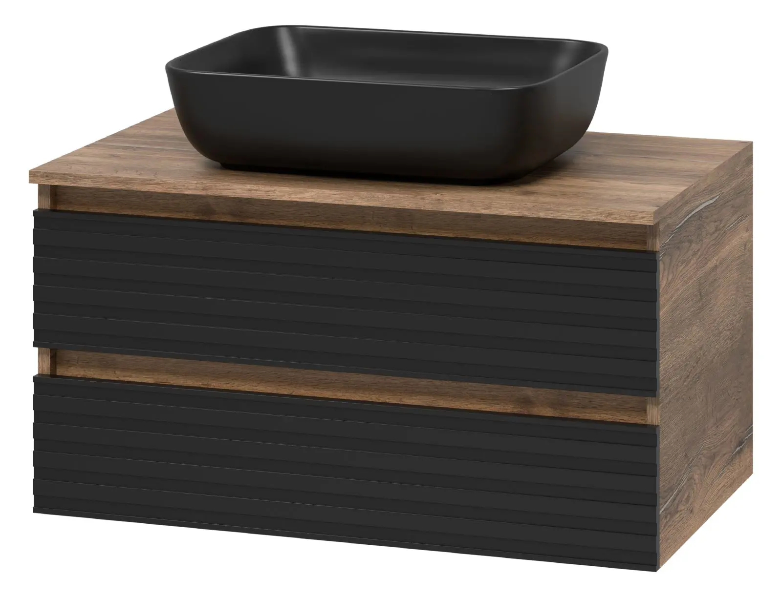 Изображение товара Тумба под раковину Brevita УТ000015015 80см цвет черный