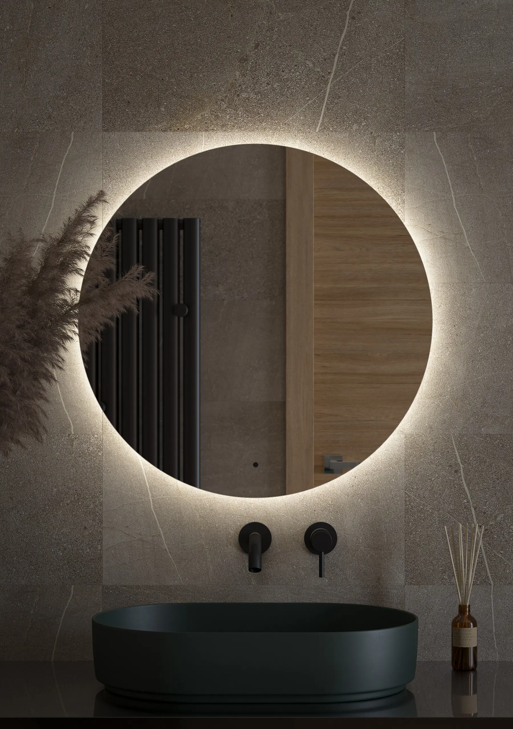 Изображение товара Зеркало для ванной Defesto Opti DF 2844R с подсветкой 70x70см