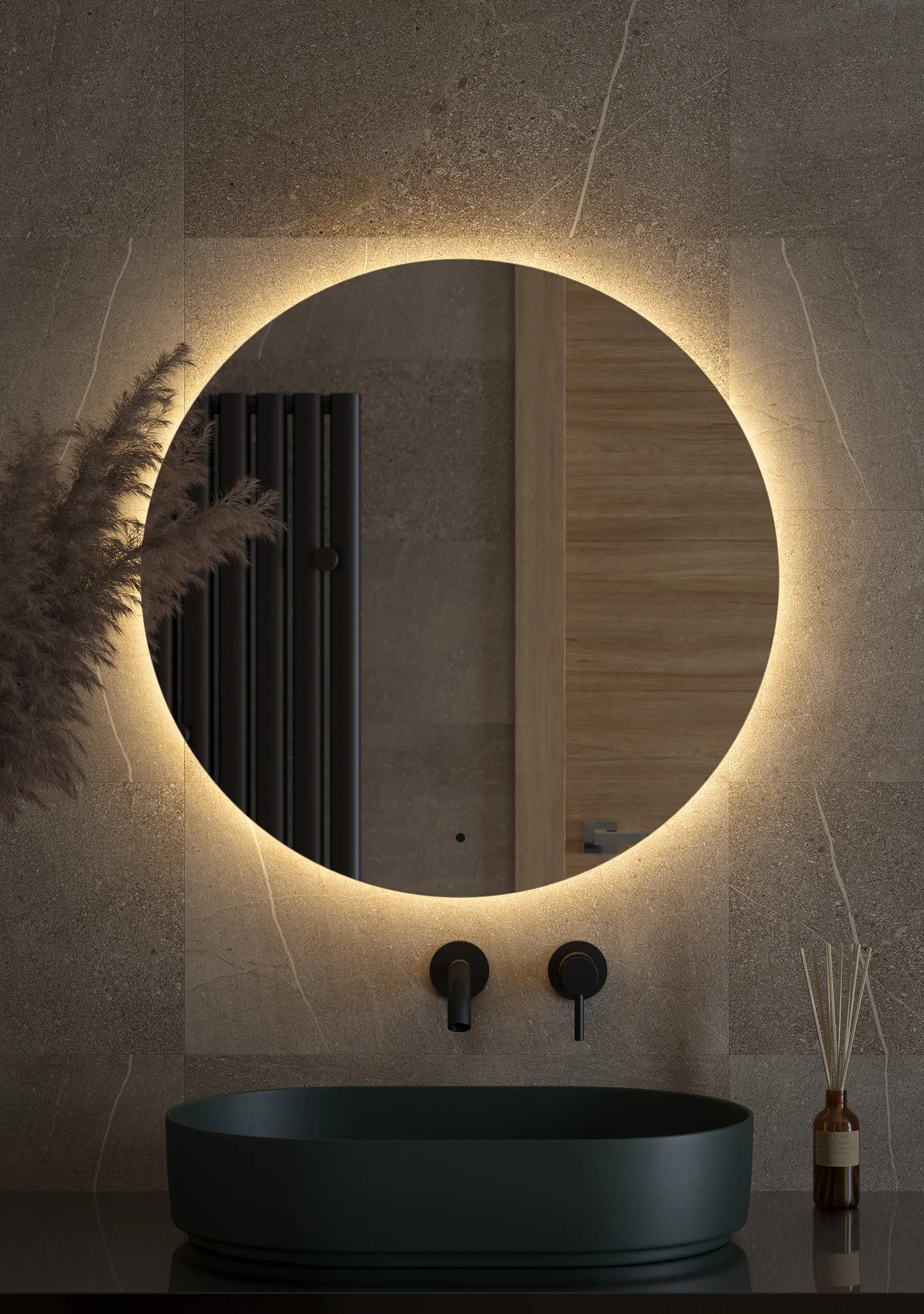 Изображение товара Зеркало для ванной Defesto Opti DF 2854R с подсветкой 70x70см