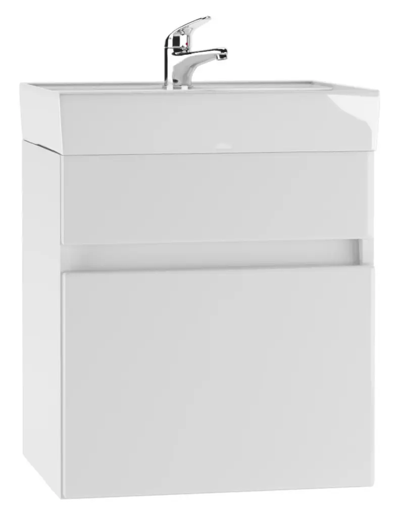 Изображение товара Тумба под раковину Айсберг Классик DA3008T подвесная 47см цвет белый