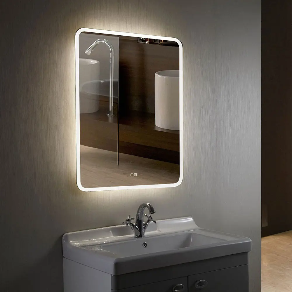 Изображение товара Зеркало для ванной Silver mirrors Stiv LED-00002249lum с подсветкой 60x80см