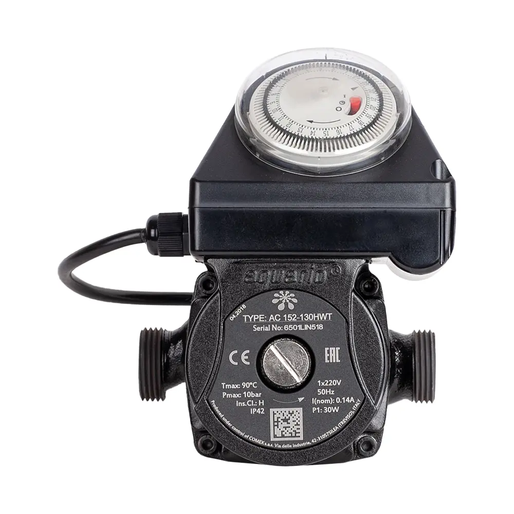 Изображение товара Циркуляционный насос Aquario AC 152-130HWT для систем горячего водоснабжения