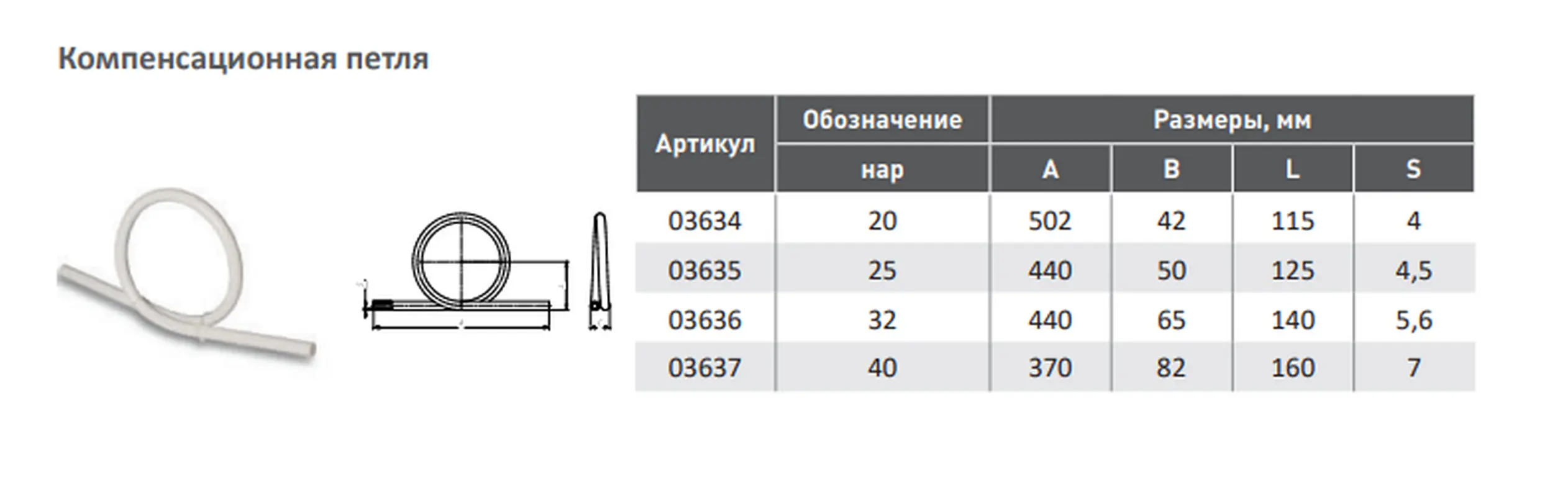 Изображение товара Компенсатор Aqualink 20x20 мм ВП полипропилен