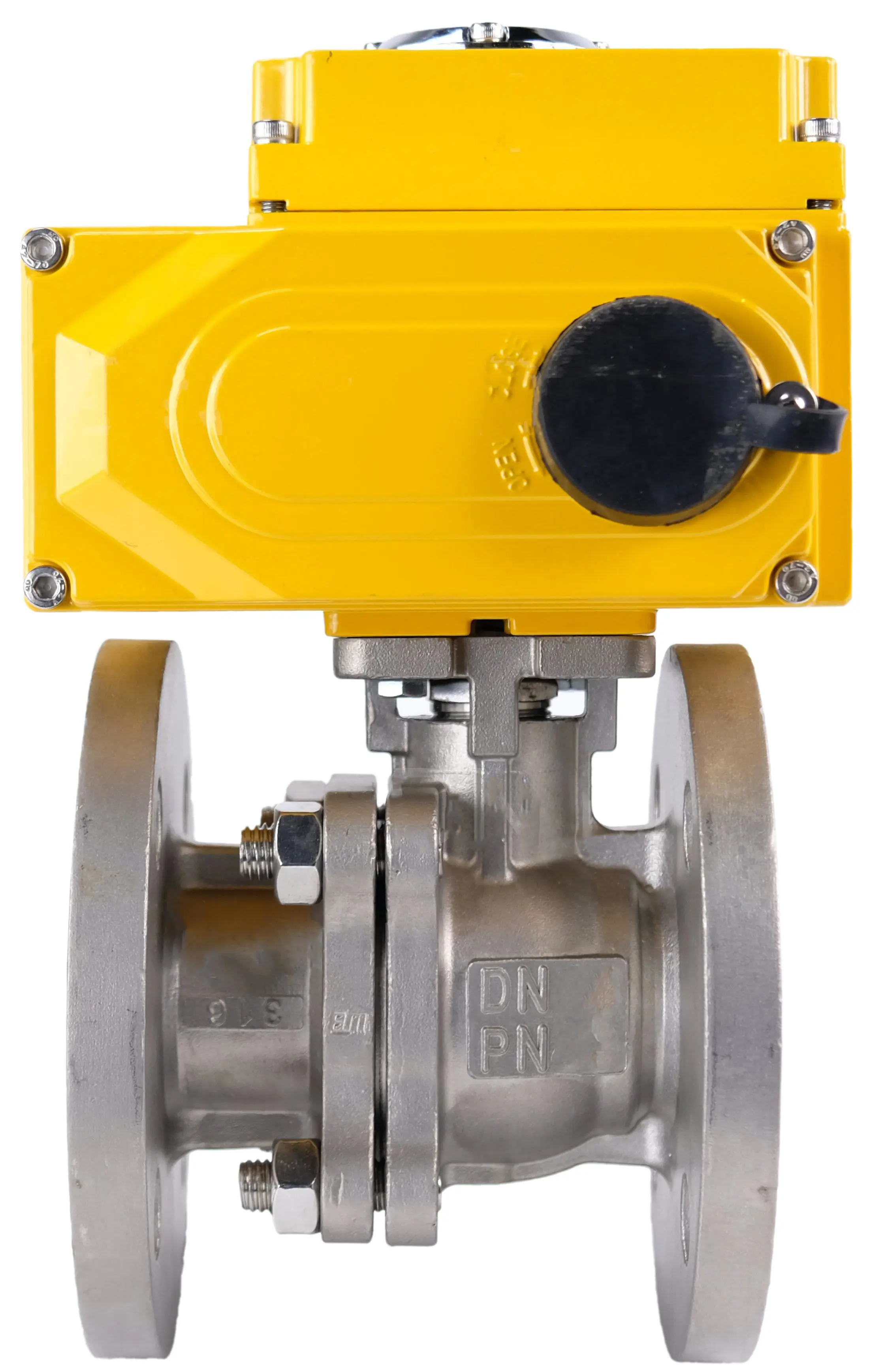 Изображение товара Кран шаровой с электроприводом DN.ru 50 мм 40 бар фланцевый из нержавеющей стали