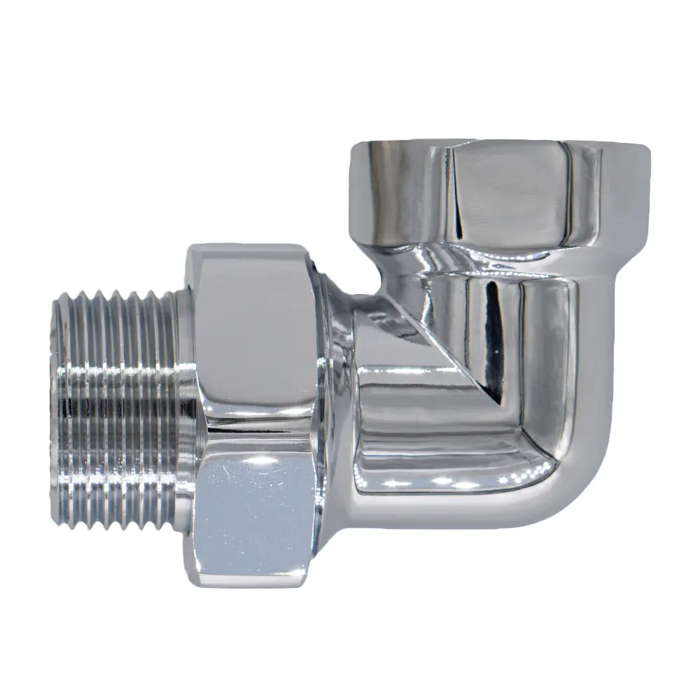 Изображение товара Соединение угловое СТМ Термо для полотенцесушителя гайка-штуцер 3/4" с накидной гайкой