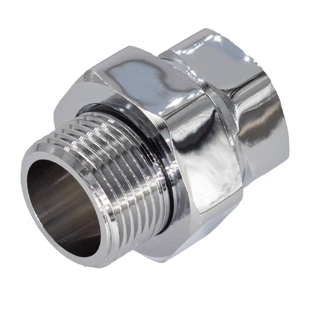 Изображение товара Соединение прямое СТМ Термо для полотенцесушителя гайка-штуцер 3/4" с накидной гайкой