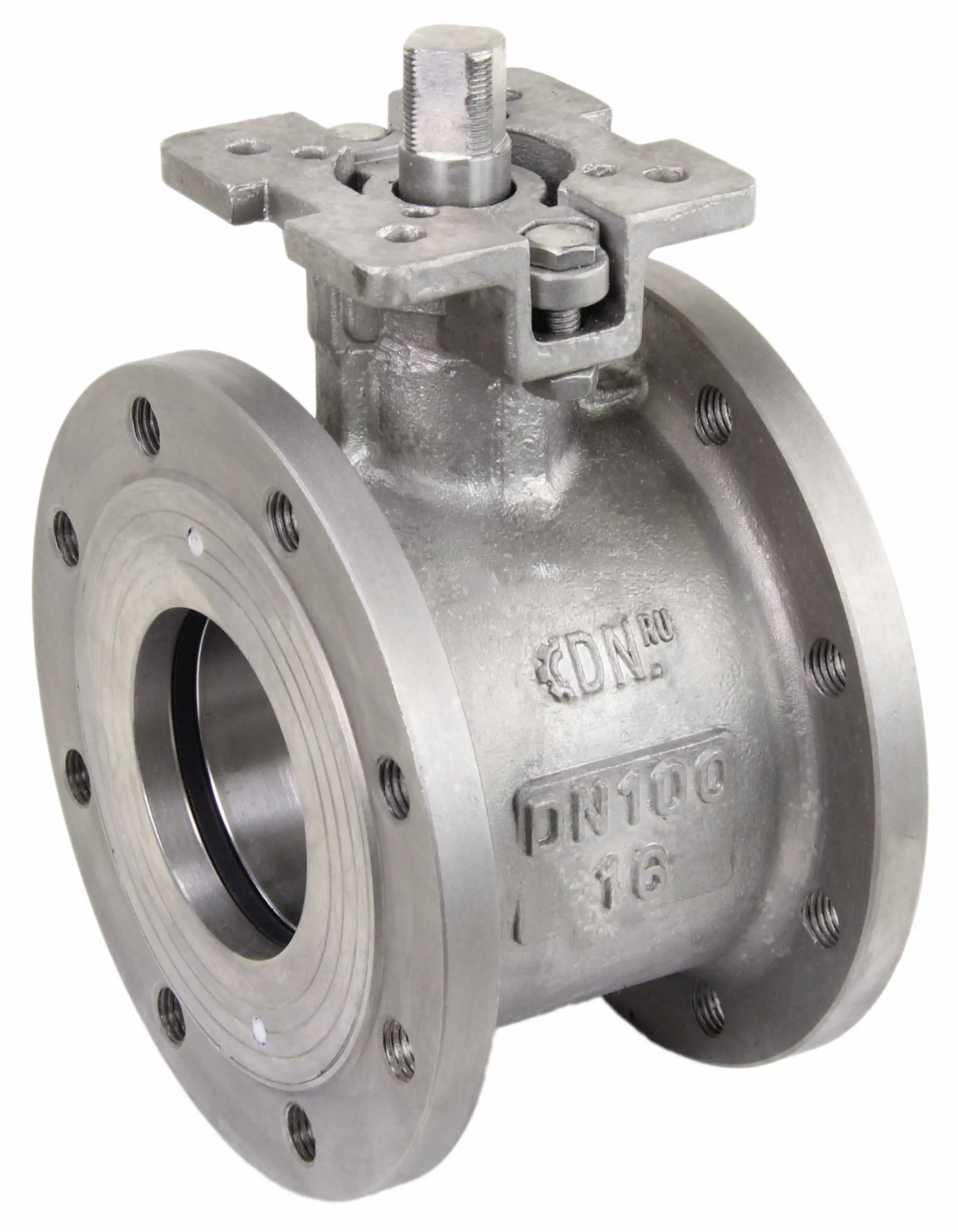 Изображение товара Кран шаровой DN.ru 4 дюйма, нержавеющая сталь, давление 63 бар