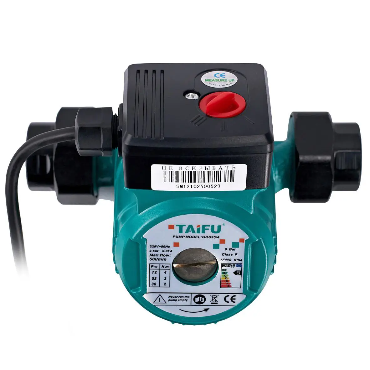 Изображение товара Циркуляционный насос Taifu GRS25/4 для отопления и водоснабжения 72 Вт 4 м напора