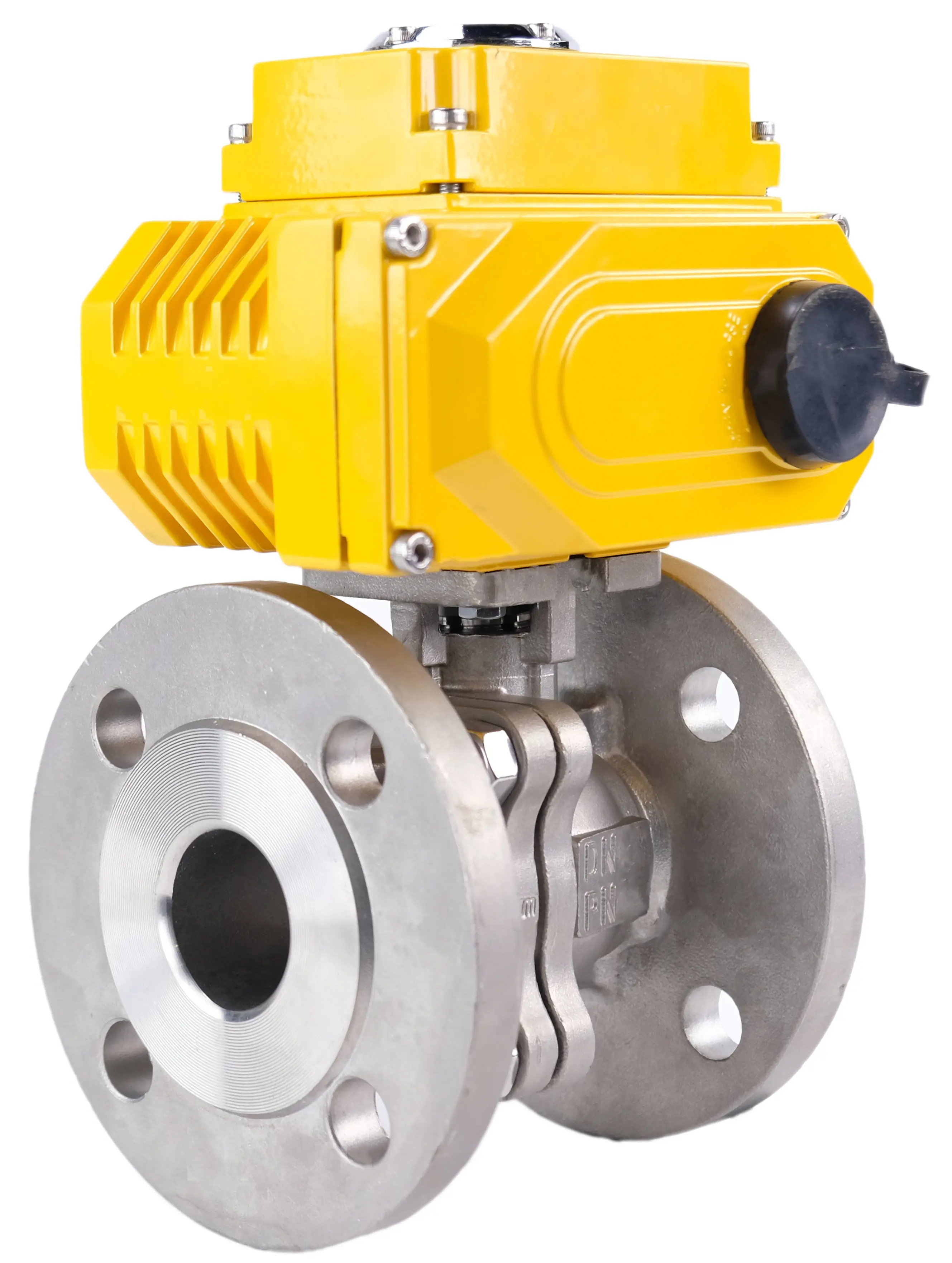 Изображение товара Кран шаровой с электроприводом DN.ru 65 мм 16 бар нержавеющая сталь фланцевый