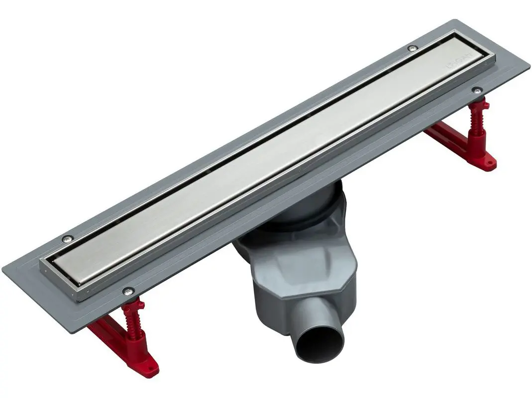 Изображение товара Трап для душа Logan L002L-550 из нержавеющей стали, мокрый затвор, 117x550 мм