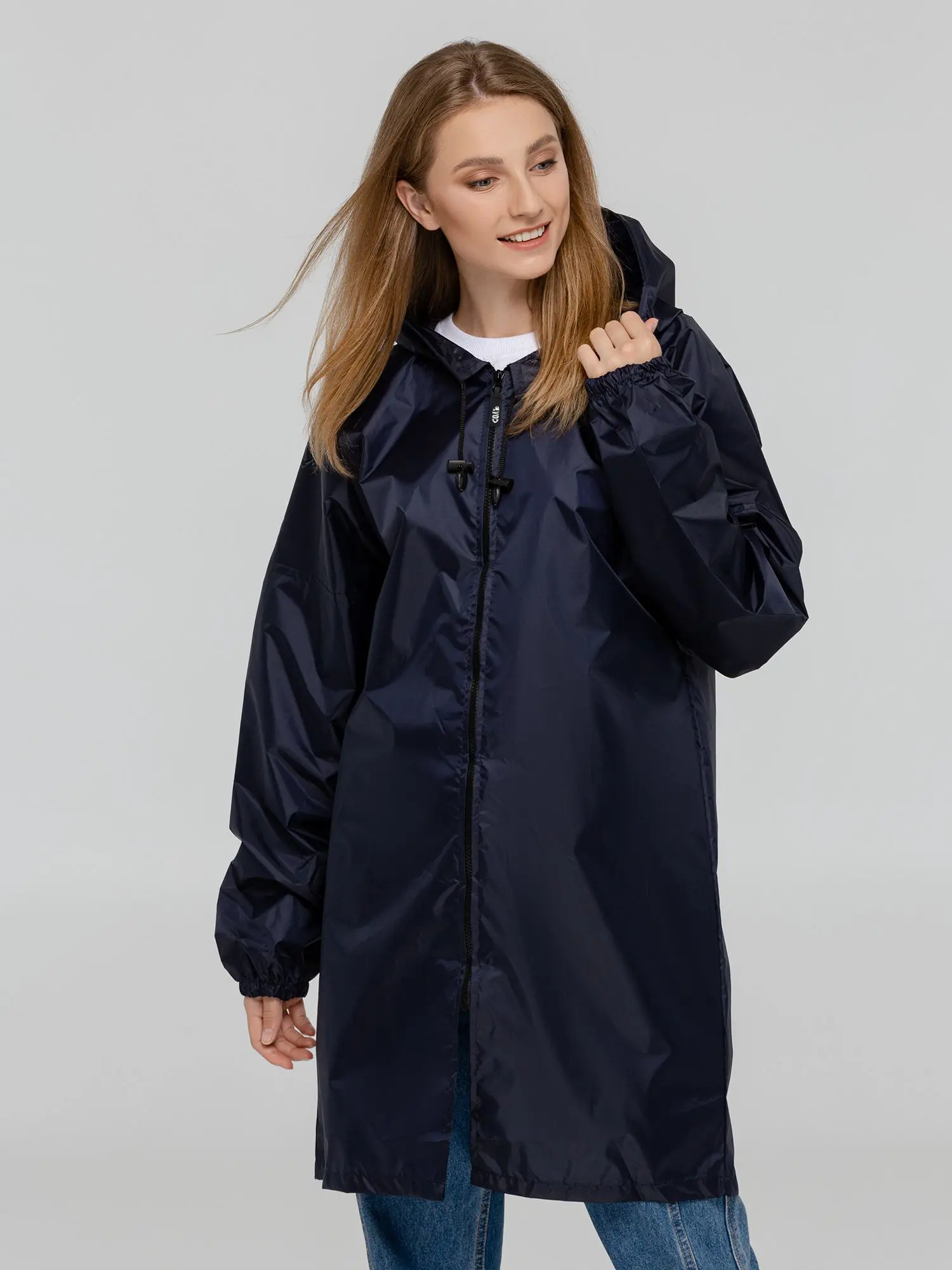 Изображение товара Дождевик Соль Смываемся цвет темно-синий размер L