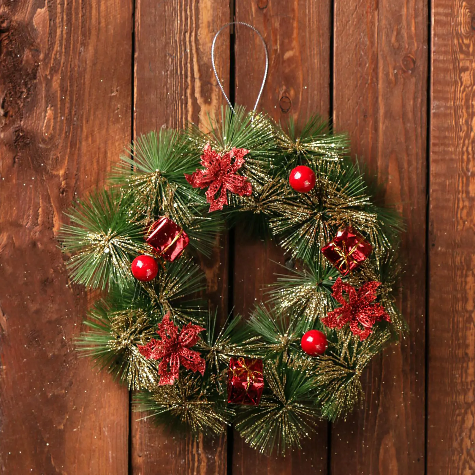 Изображение товара Рождественский венок Зимнее волшебство 3557044 ø 20 см с декором