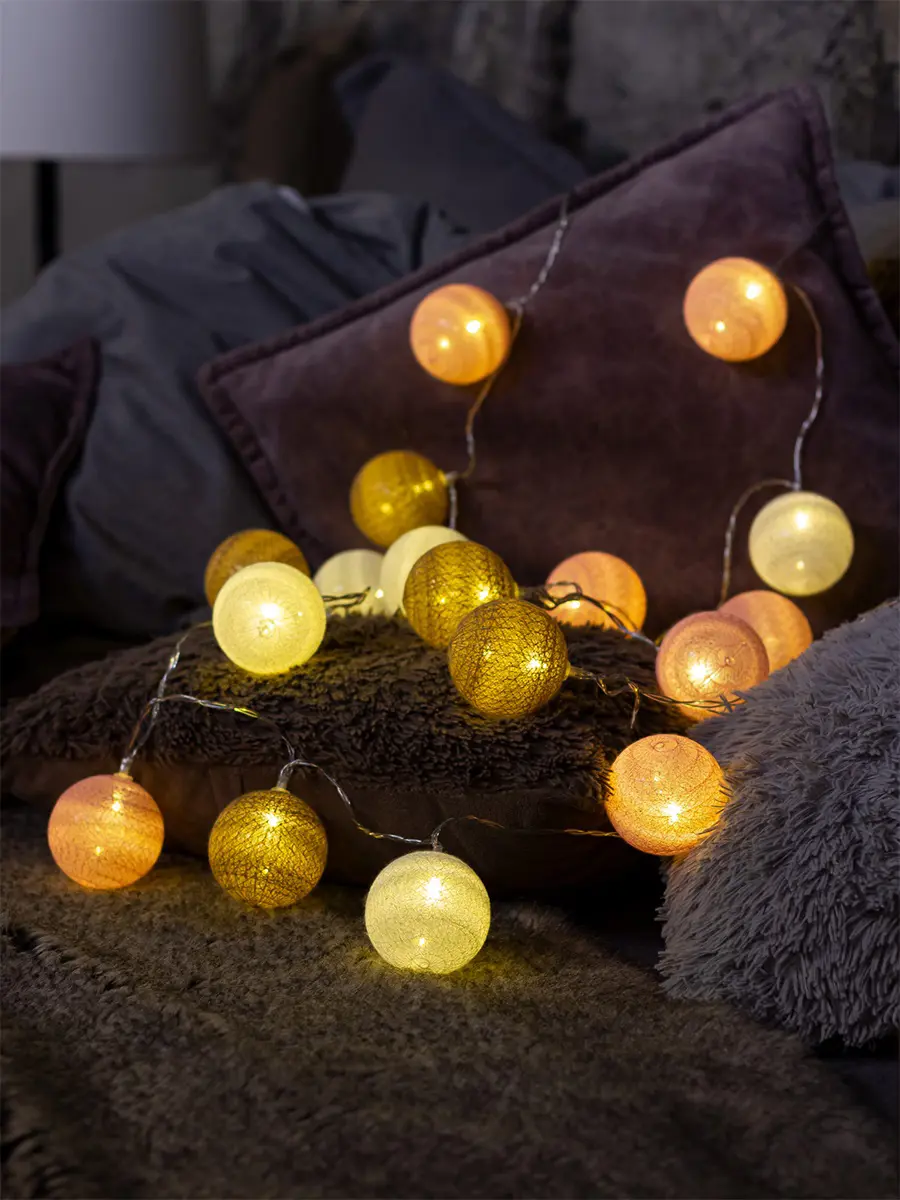 Изображение товара Электрогирлянда универсальная Artstyle cl-n224ww гирлянда 3.5 м 20 ламп разноцветный 1 режим работы