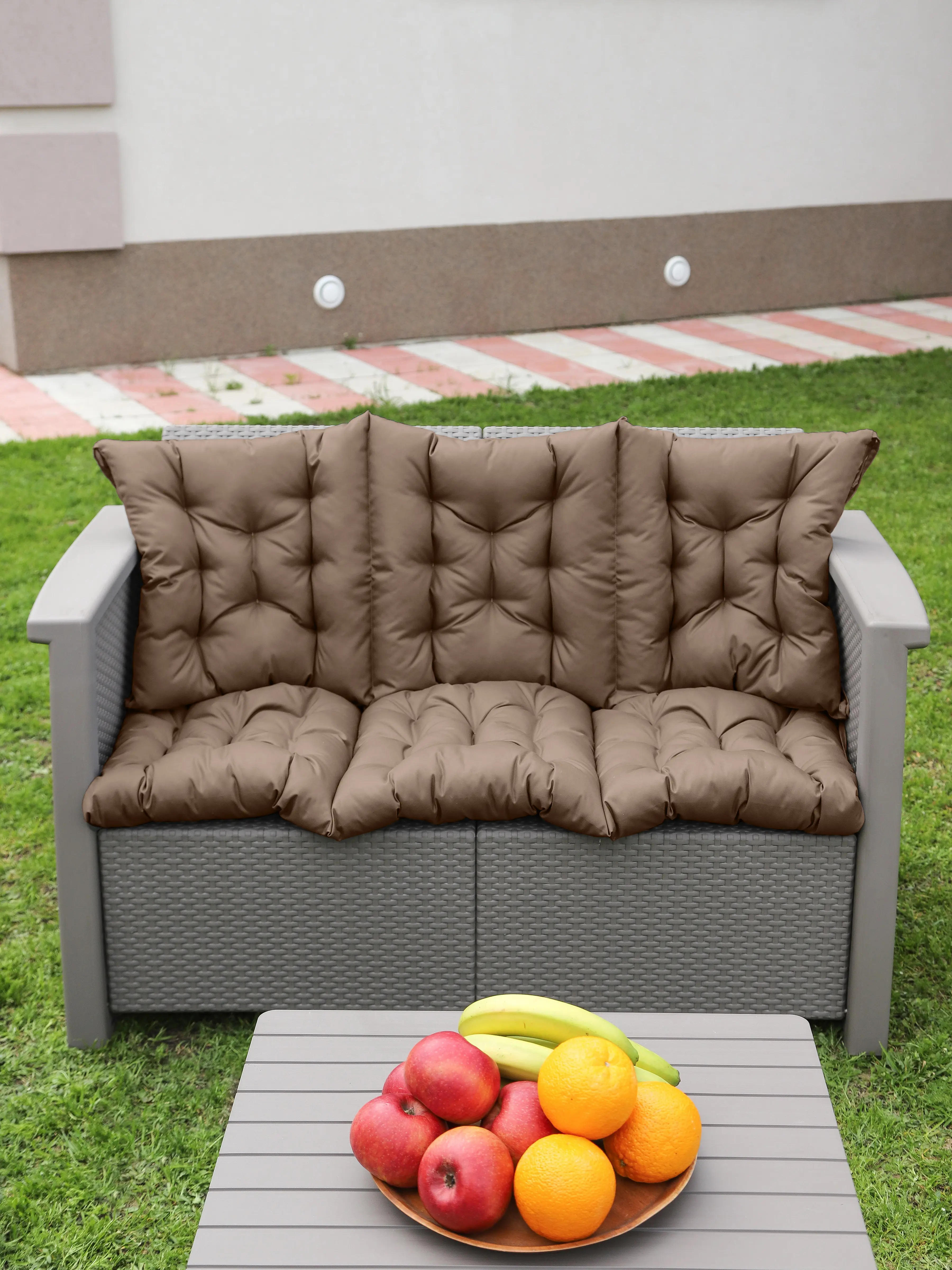 Изображение товара Матрас для шезлонга и качелей Bio-Line Оксфорд 50x125 см цвет коричневый