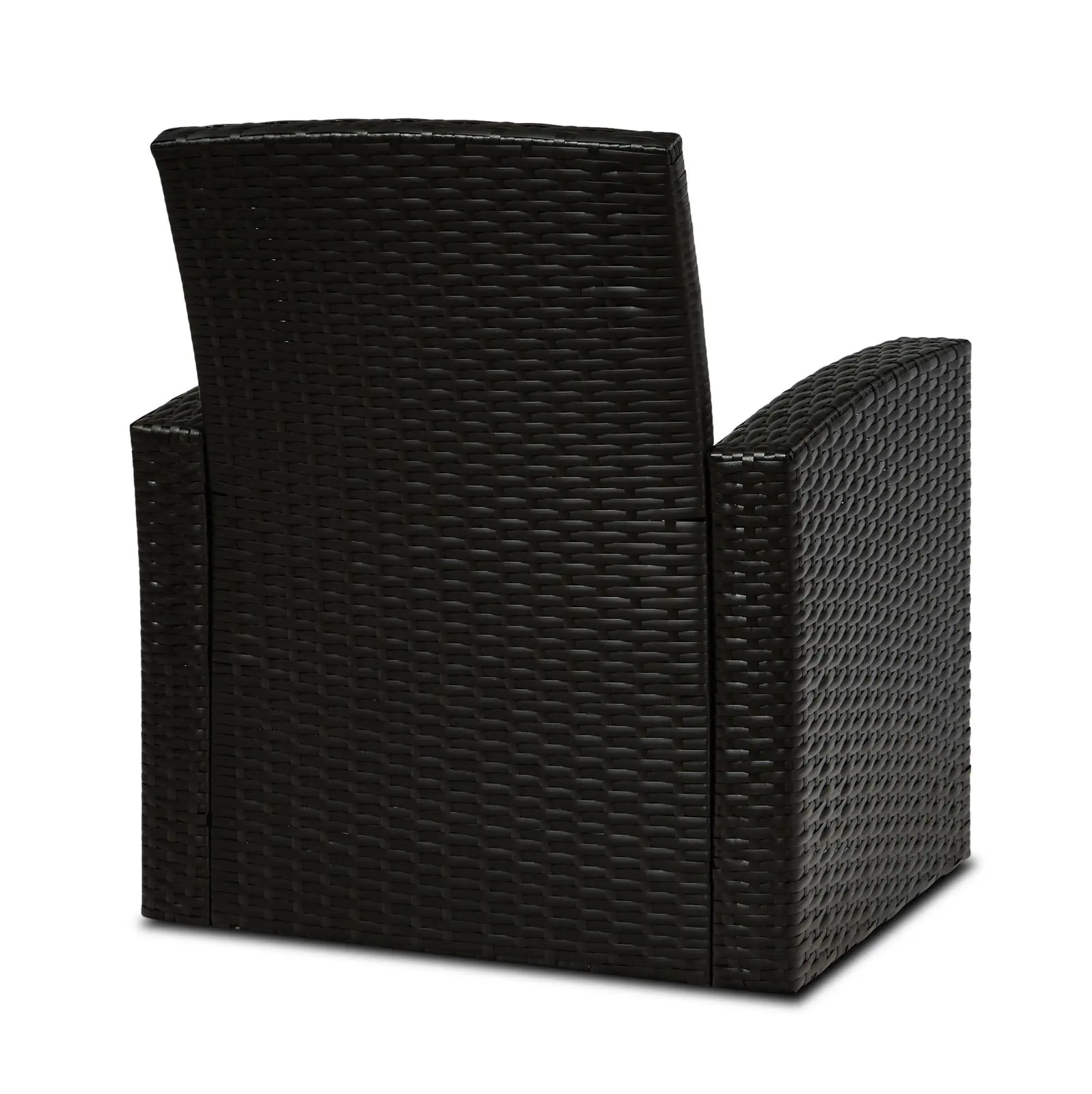 Изображение товара Кресло садовое Диван 24 77000181 Кипр 67 см х 57 см х 76 см искусственный ротанг коричневый