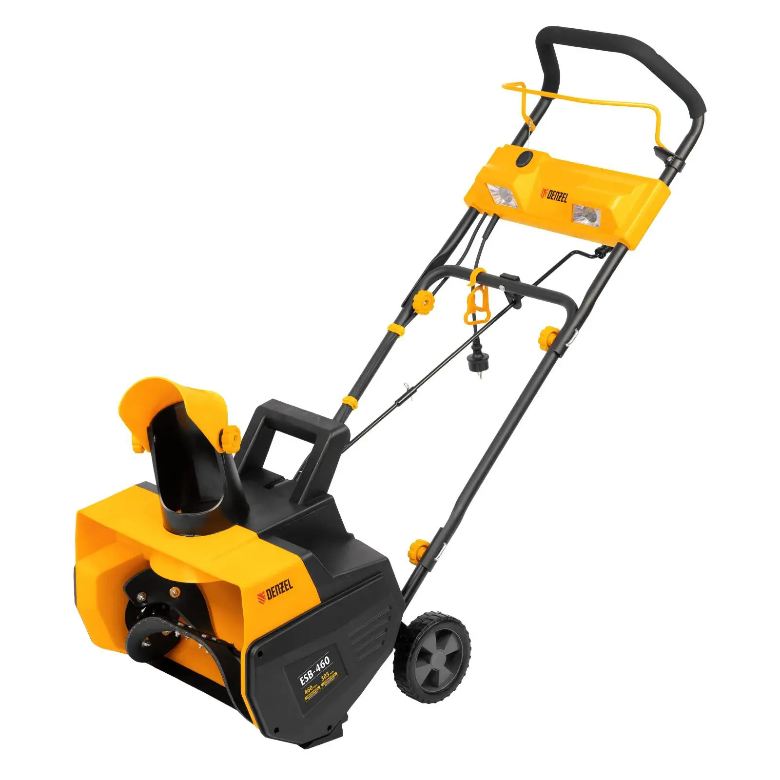 Изображение товара Электрический снегоуборщик Denzel 97634 мощностью 2000 Вт, ширина 46 см