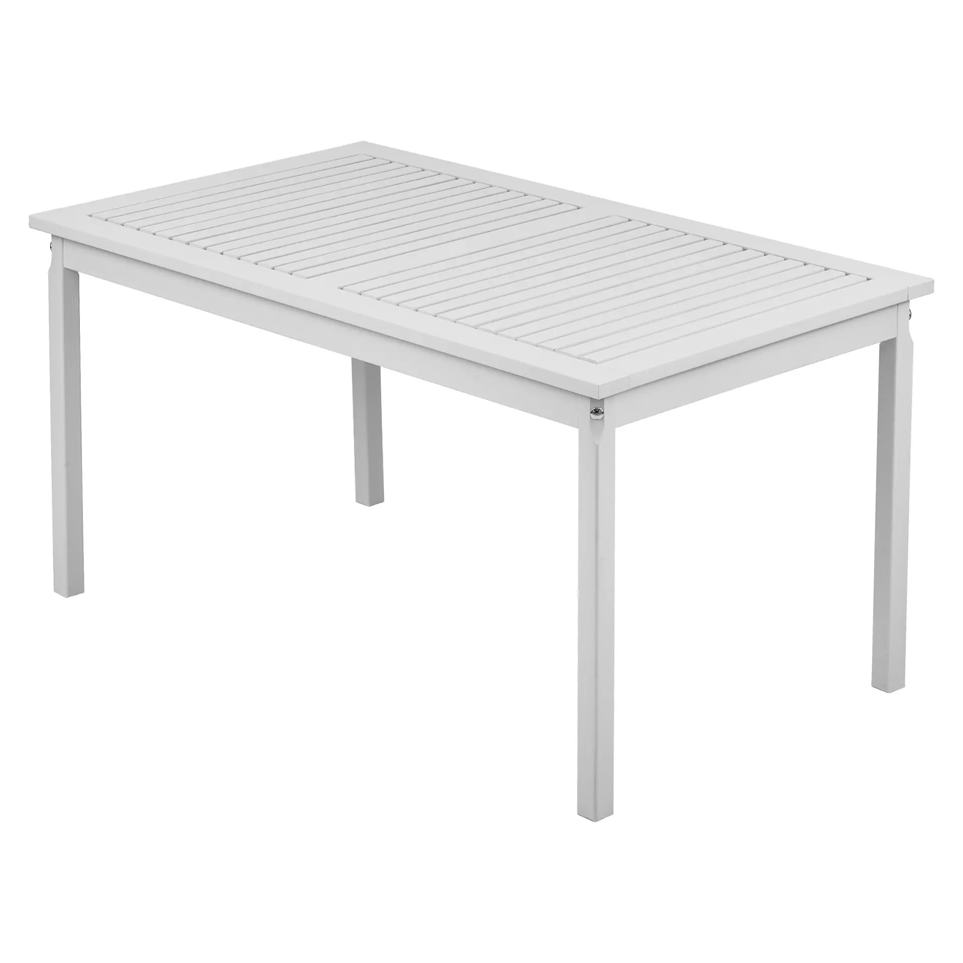 Изображение товара Нераздвижной садовый стол ХОЛЬМЕН из массива сосны 135x80 см серый