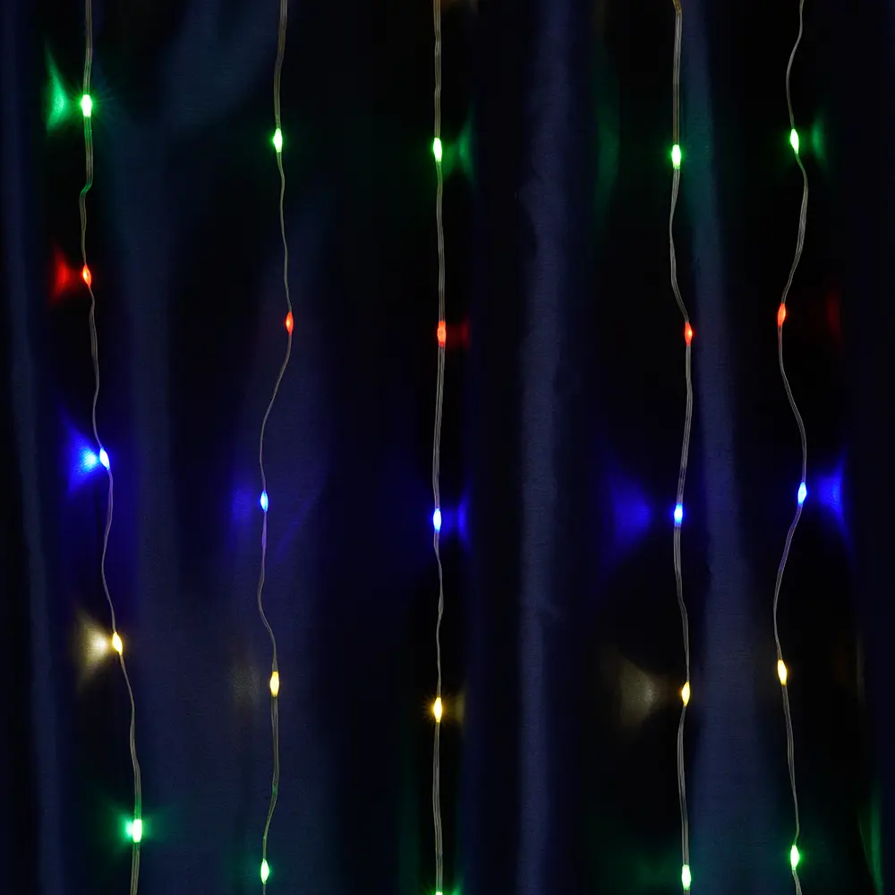 Изображение товара Электрогирлянда комнатная Feron 48605 гирлянда 3x3 м 450 ламп прозрачный 8 режимов работы