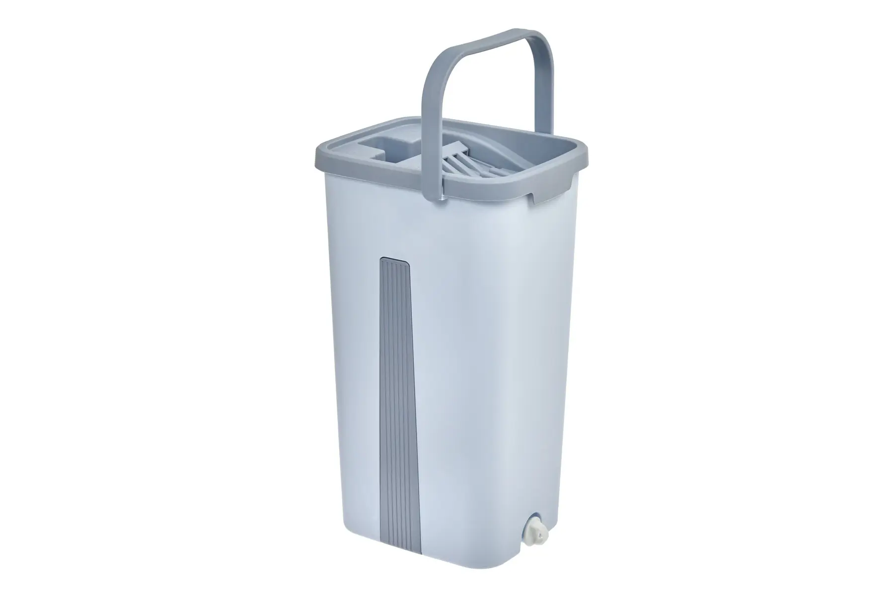 Изображение товара Швабра с вертикальным отжимом Bradex TD 0756 21.5x18x37.5см пластик, голубая