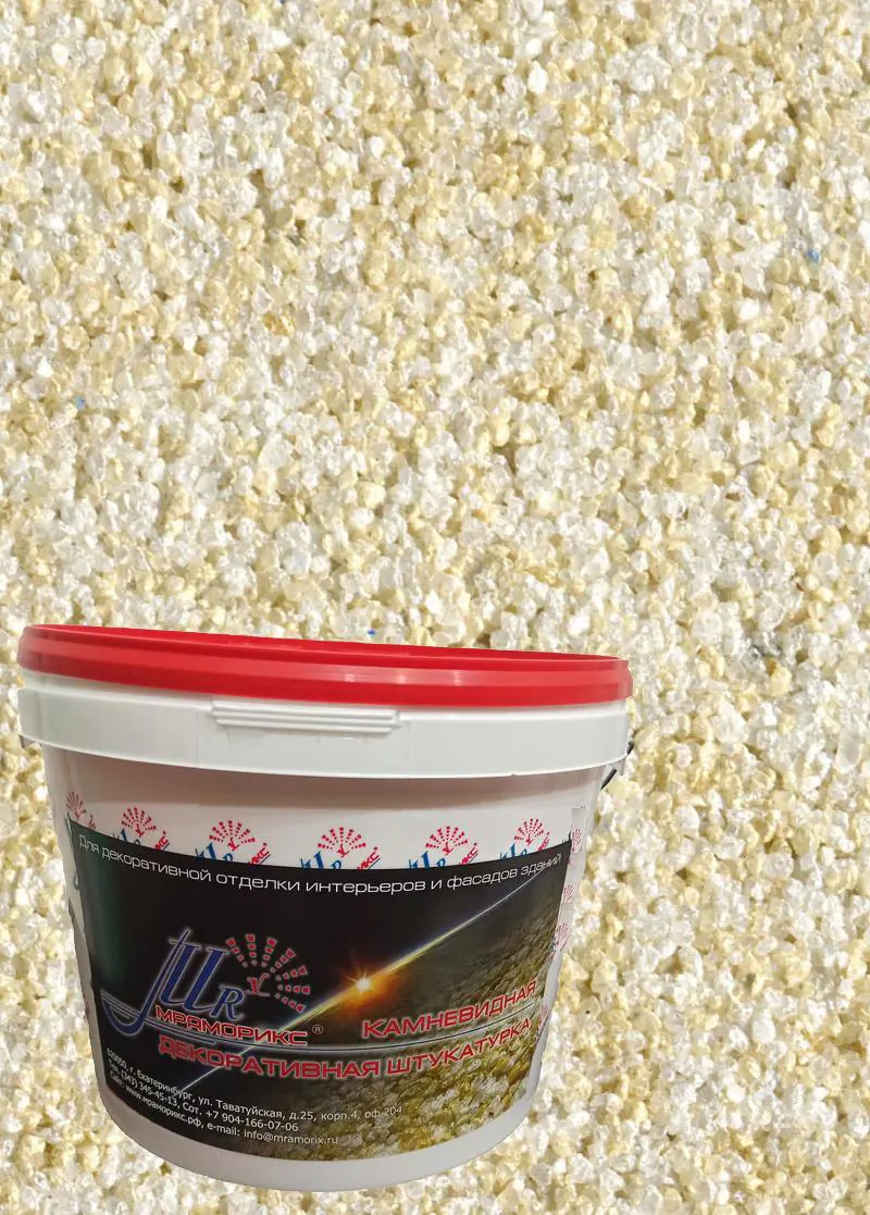 Изображение товара Штукатурка камневидная Мраморикс 027С 00-00006343 разноцветный 16кг (фр 0.5-1)
