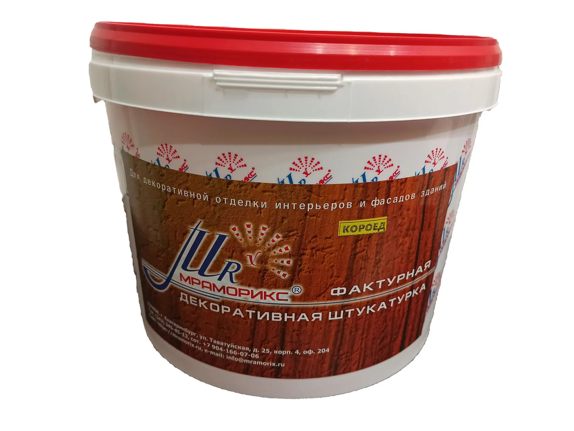 Изображение товара Штукатурка фактурная Мраморикс Luna di miele Короед Колерованная 16кг