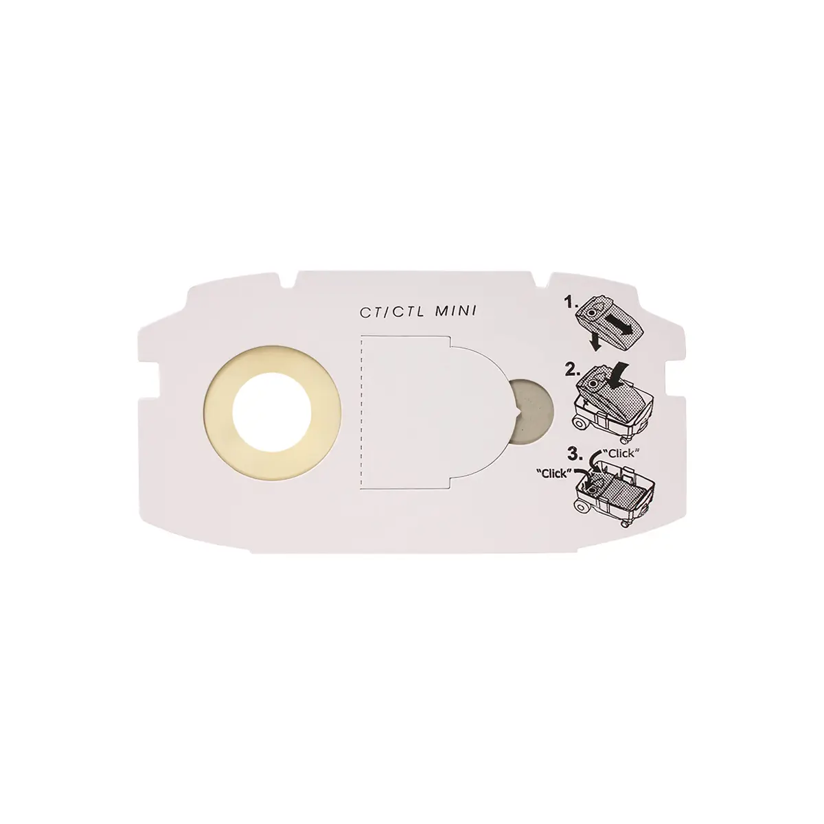 Изображение товара Мешки тканевые для пылесоса Euroclean EUR-252/5, 6 л, 5 шт