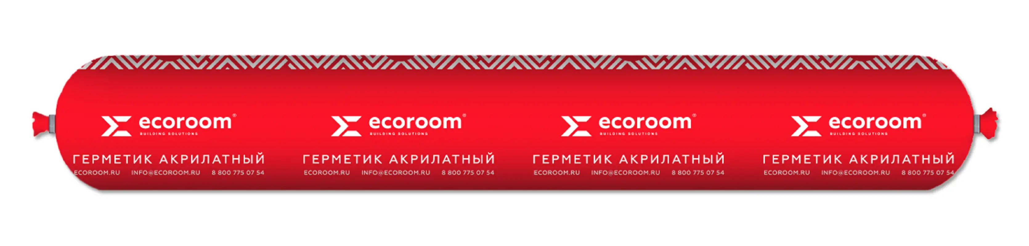 Изображение товара Герметик акриловый Ecoroom E-Герм-7051/7016 паропроницаемый цвет антрацит 0.6 л