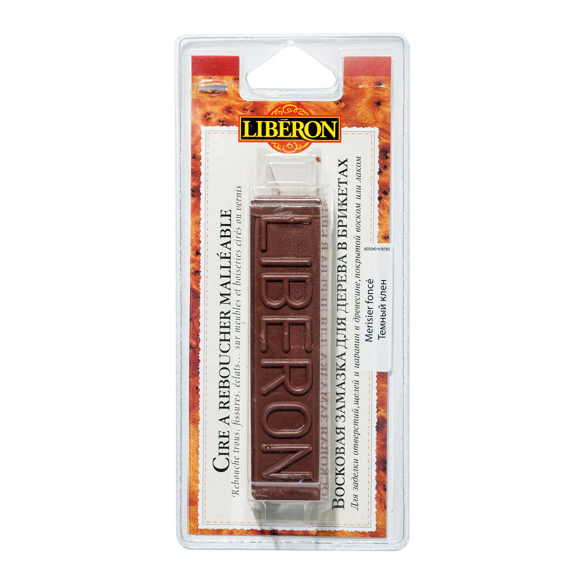 Изображение товара Восковая замазка V33 для дерева Клен Темный 50мл.