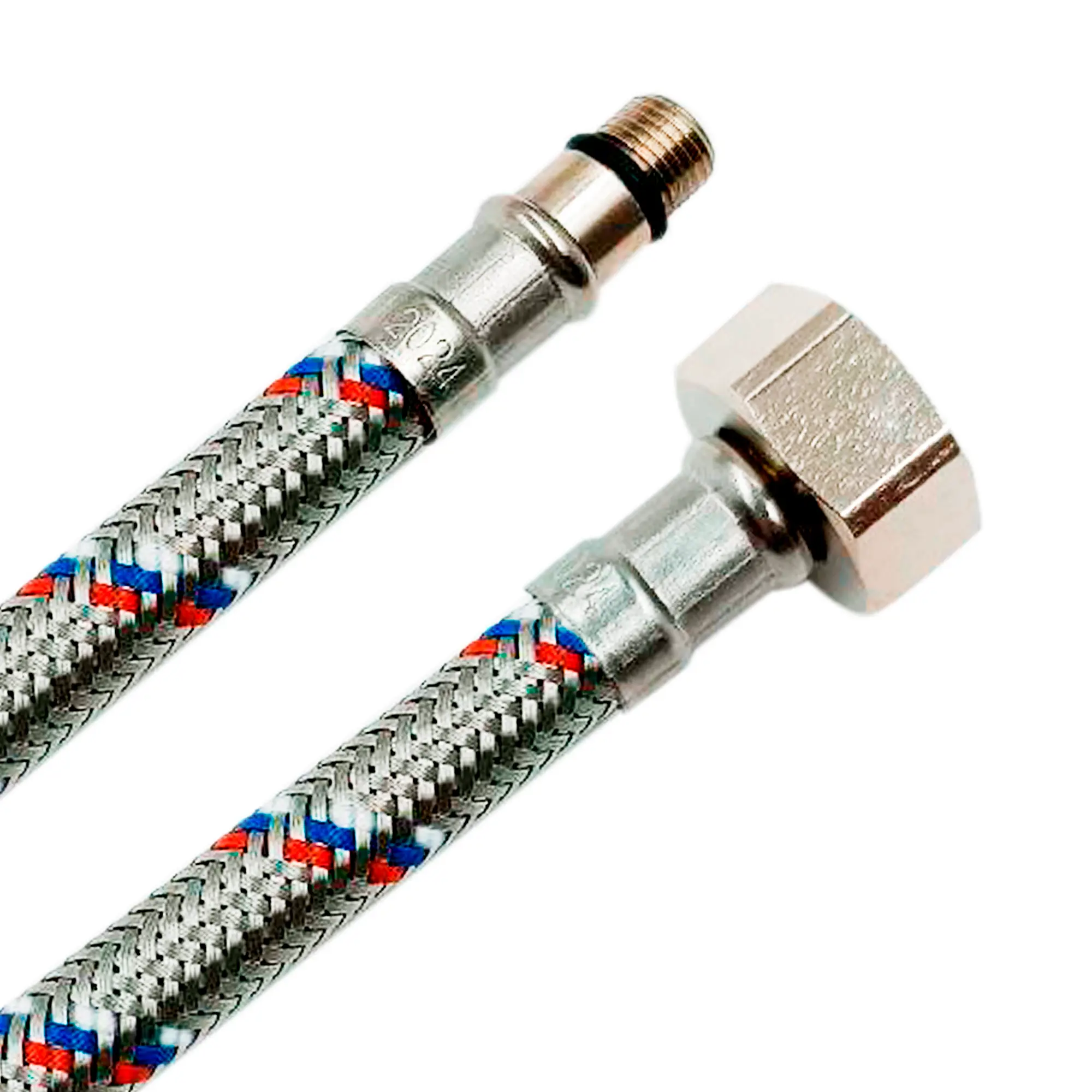 Изображение товара Гибкая подводка для смесителя РОСТерм 1/2" М10х15 100 см НР-ВР