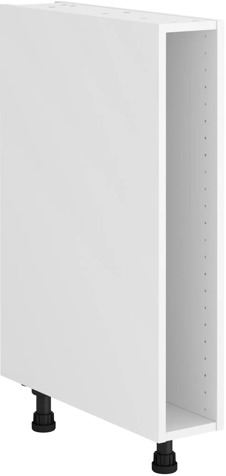 Изображение товара Кухонный шкаф напольный Konsensa 15x77x56 см белый из ЛДСП крепится отдельно