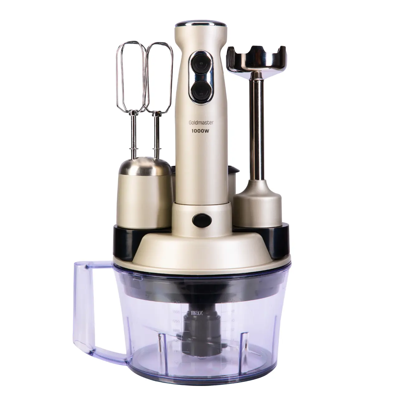 Изображение товара Кухонный комбайн Goldmaster Krona GM-7239R 1000 Вт 2 скорости цвет серебристый