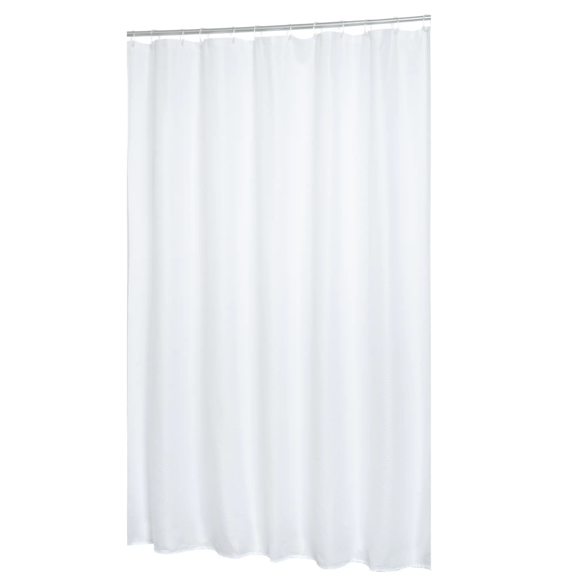 Изображение товара Штора для ванной Swensa Embo SWC-95-63-WHT 200x180 см полиэстер белая