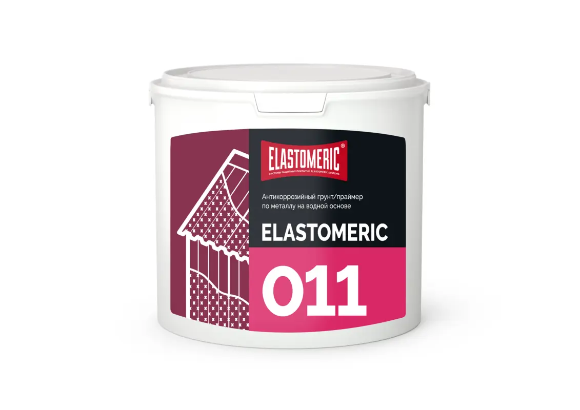 Изображение товара Грунт-эмаль по металлу Elastomeric Systems Rust, 3 кг, водная акриловая защита металла