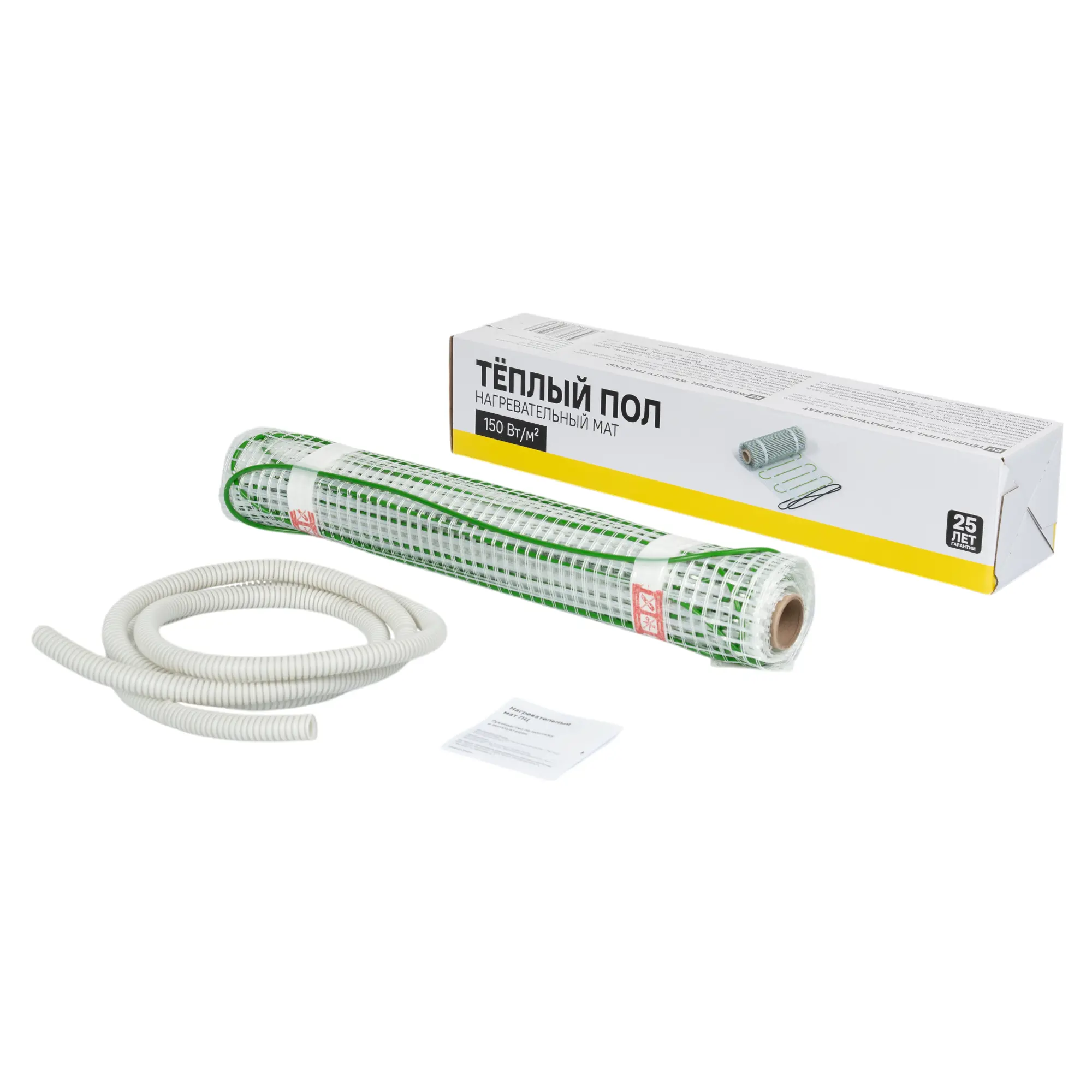 Изображение товара Нагревательный мат для теплого пола 1 м2 150 Вт - упрощенный монтаж и комфорт