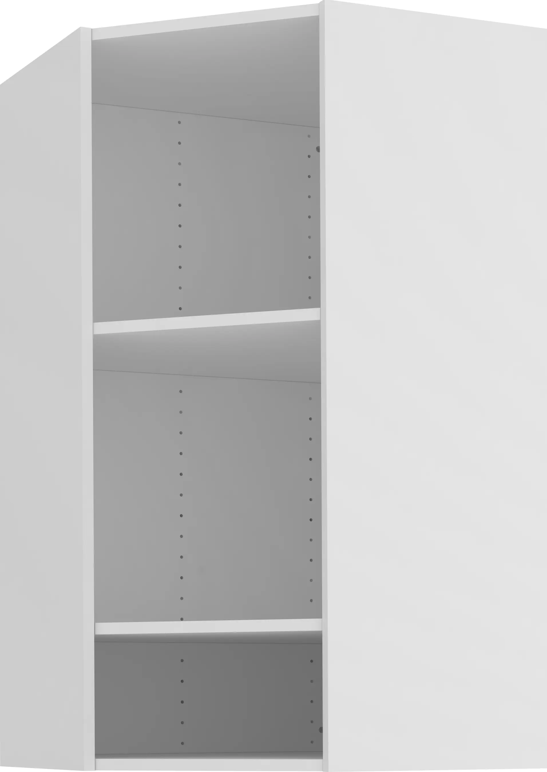 Изображение товара Кухонный навесной шкаф Konsensa 60x103x35 см белый ЛДСП безопасный и надежный