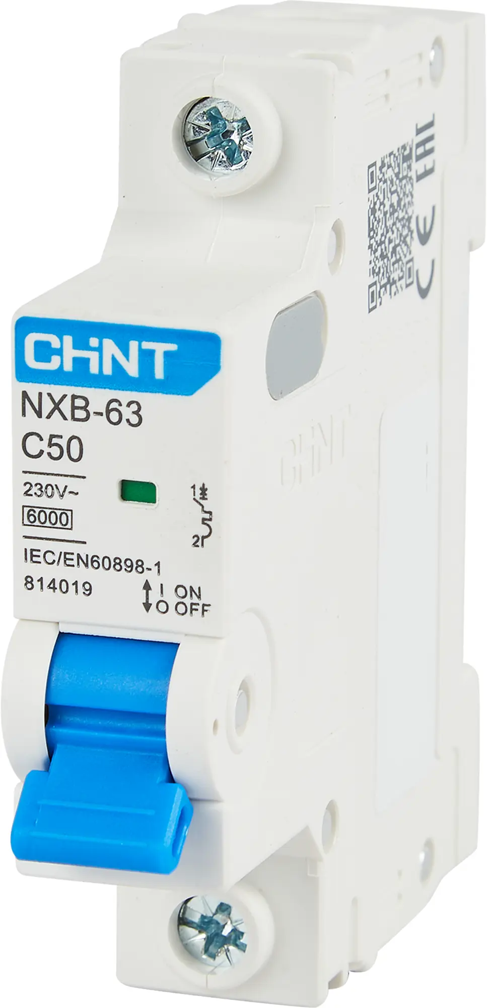 Изображение товара Автоматический выключатель CHINT NXB-63 1P C50 А 6 кА